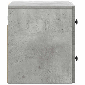 Wand-Nachttisch Betongrau 33x34,5x40 cm