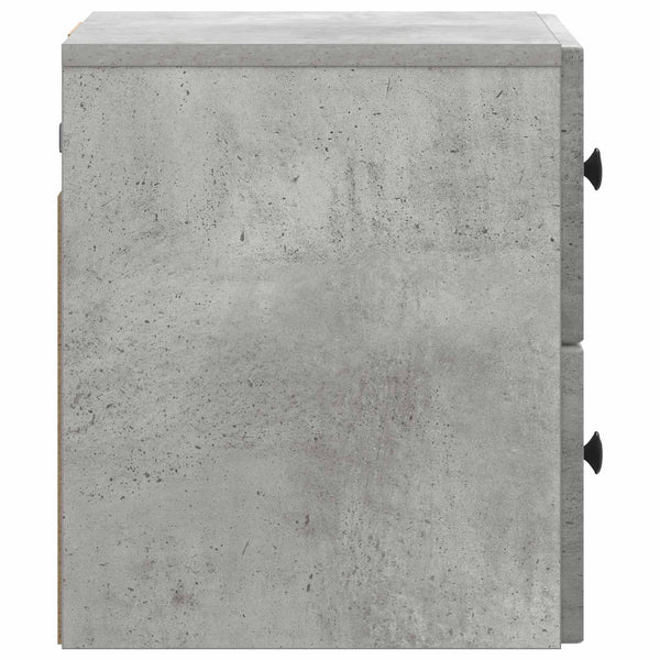 Wand-Nachttisch Betongrau 33x34,5x40 cm