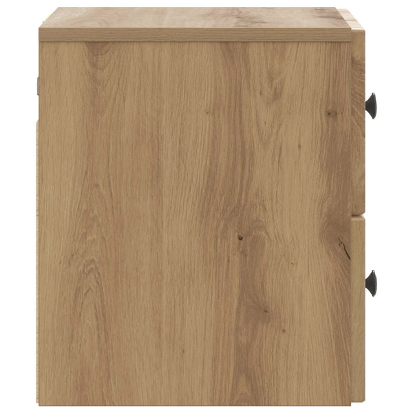 Wand-Nachttisch 2er-Set Artisan Eiche