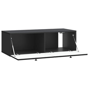 Wandmontierter TV-Schrank Schwarz 99 cm