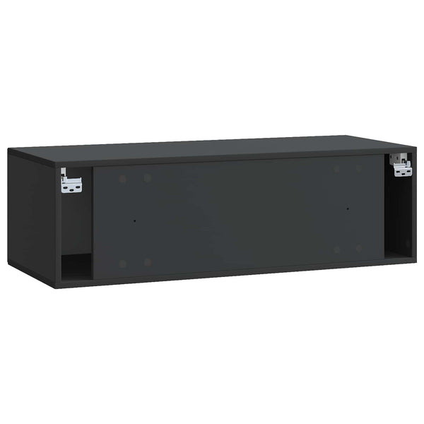 Wandmontierter TV-Schrank Schwarz 99 cm