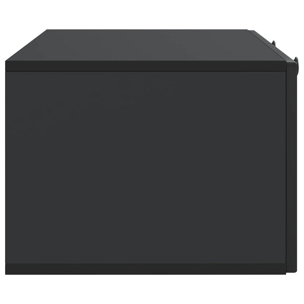 Wandmontierter TV-Schrank Schwarz 99 cm