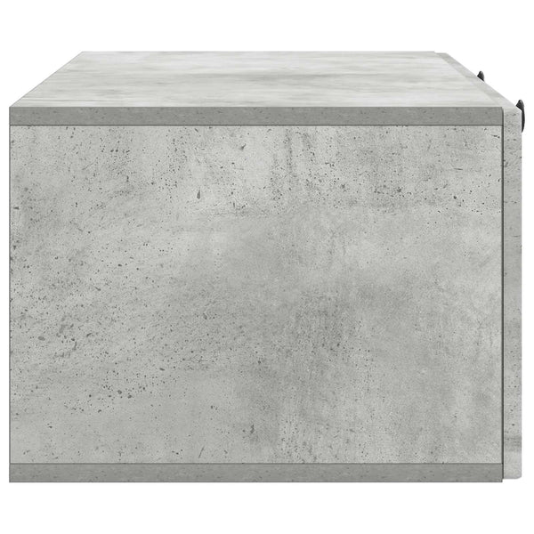 Wandmontierter TV-Schrank Betongrau 99 cm