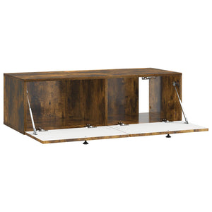 Wandmontierter TV-Schrank, Geräucherte Eiche, 99cm