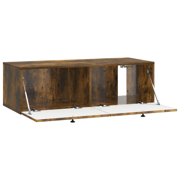 Wandmontierter TV-Schrank, Geräucherte Eiche, 99cm