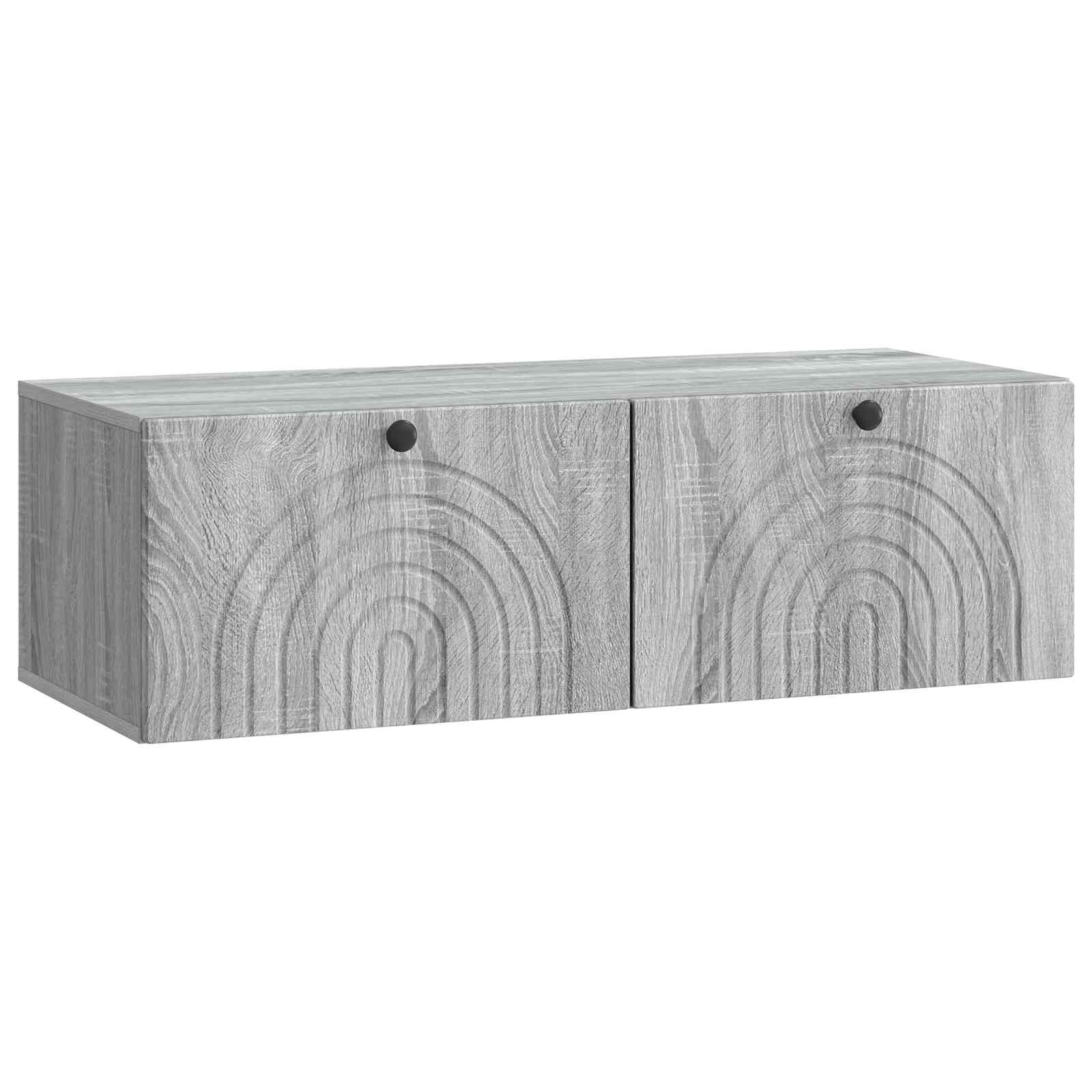 Wandmontierter TV-Schrank, Grau Sonoma, 99cm