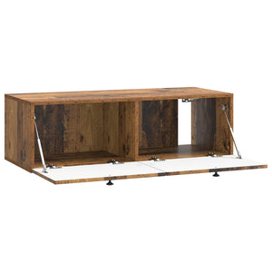 Wandmontierter TV-Schrank Altholz 99cm