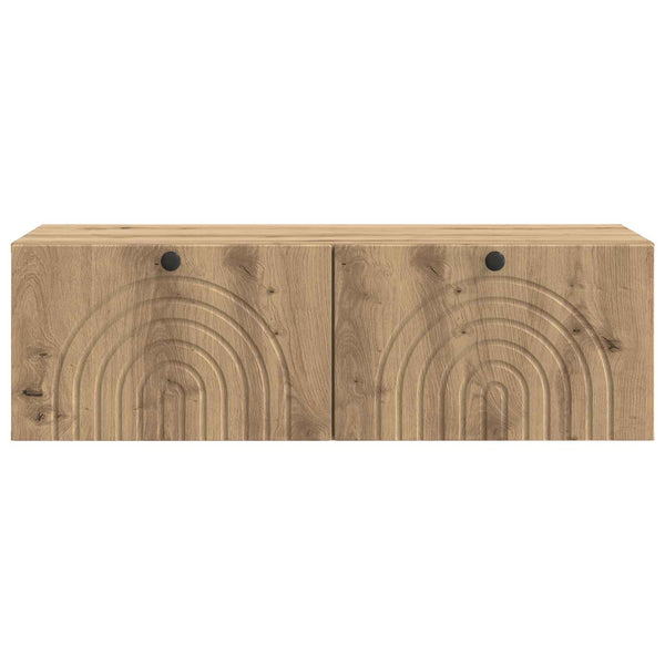 Wandmontierter TV-Schrank Artisan Eiche 99cm
