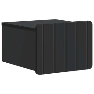 Wand-Nachttisch Schwarz 33x34,5x24cm