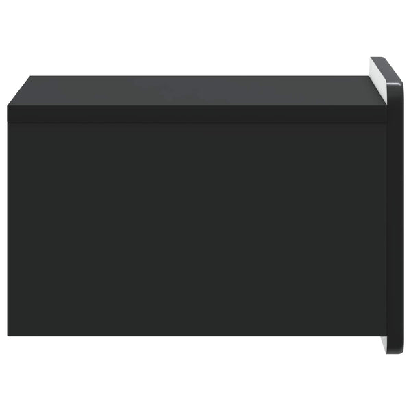 Wand-Nachttisch Schwarz 33x34,5x24cm