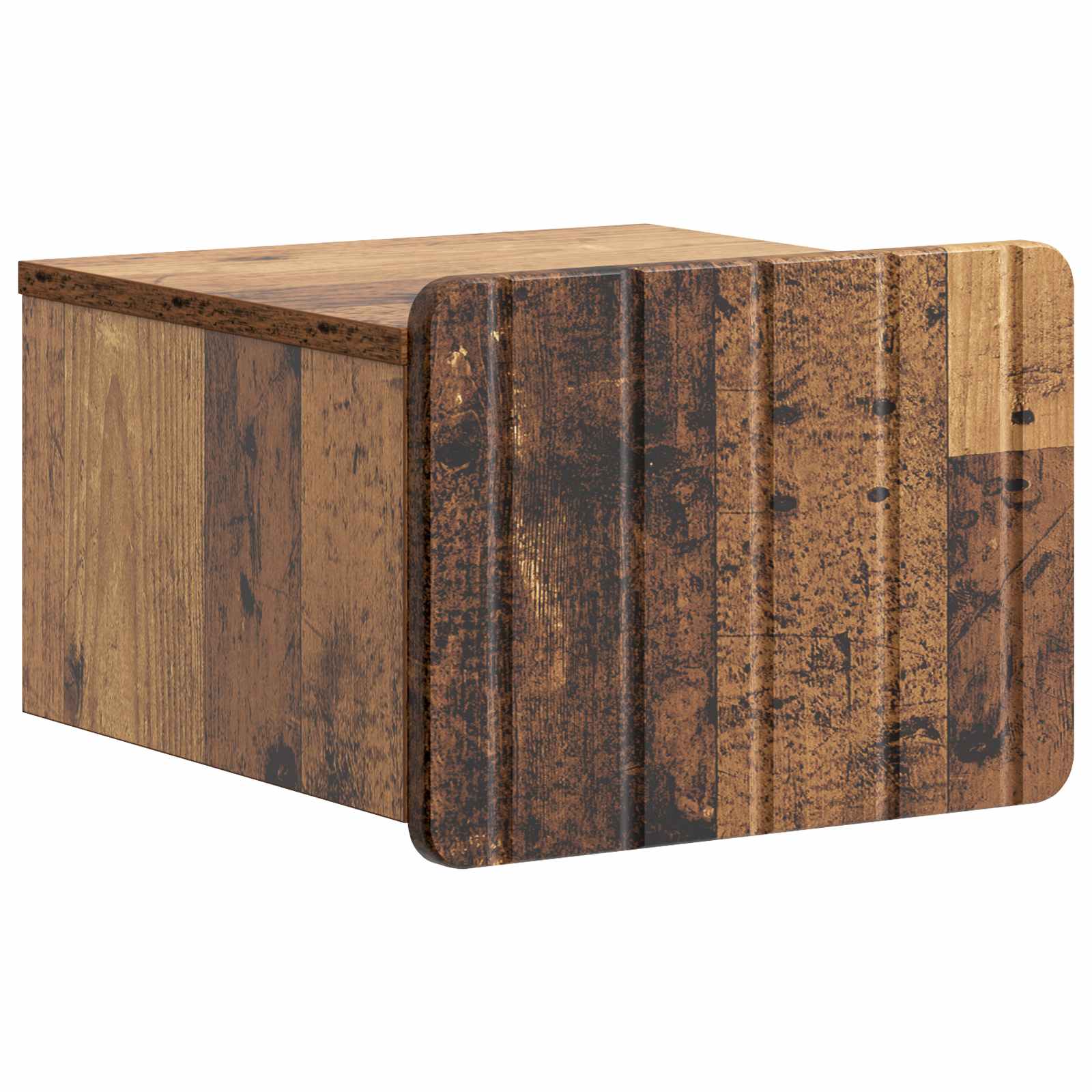 Wand-Nachttisch Altholz 33x34,5x24cm