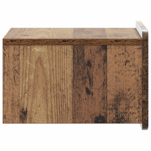 Wand-Nachttisch Altholz 33x34,5x24cm