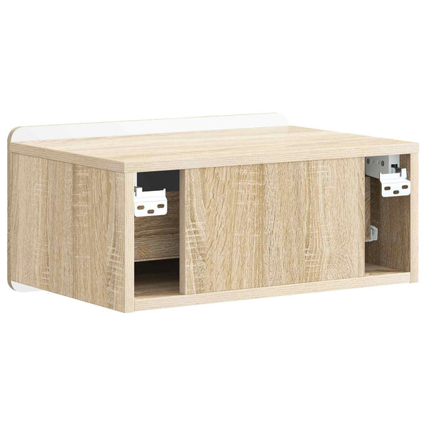 Wand-Nachttisch Sonoma-Eiche 49x34,5x24 cm