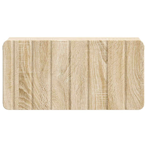 vidaXL Tables de chevet murales 2 pcs chêne Sonoma 49 x 34,5 x 24 cm