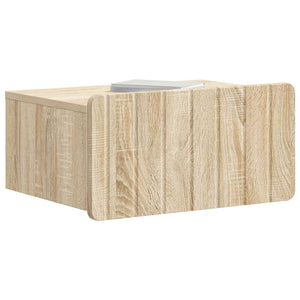 vidaXL Tables de chevet murales 2 pcs chêne Sonoma 49 x 34,5 x 24 cm