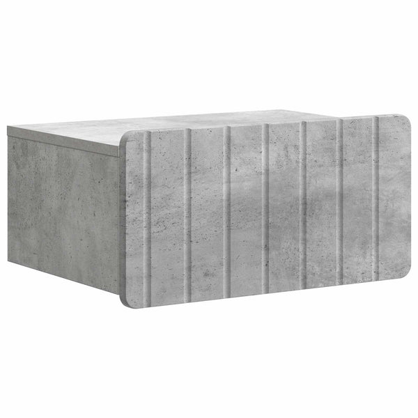 Wandmontierter Nachttisch Betongrau