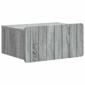 Wand-Nachttisch Grau Sonoma 49x34,5x24cm