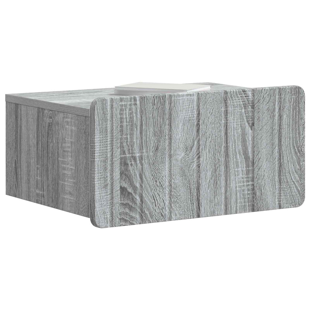 Wand-Nachttisch Grau Sonoma 49x34,5x24cm