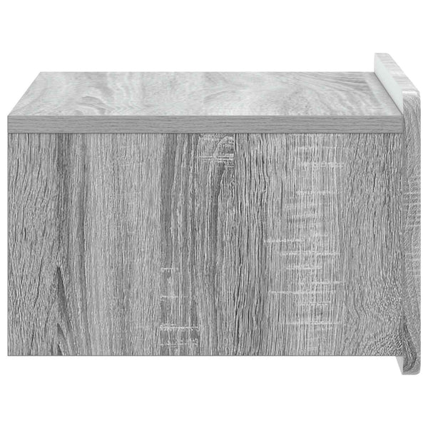 Wand-Nachttisch Grau Sonoma 49x34,5x24cm