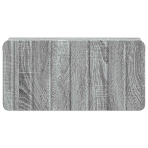 Wand-Nachttisch Set, Grau Sonoma, 2er