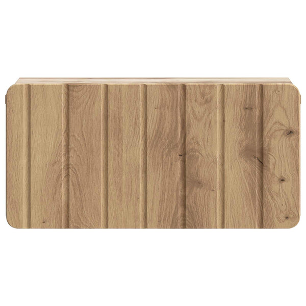 vidaXL Tables de chevet murales 2 pcs Chêne artisan 49 x 34,5 x 24 cm