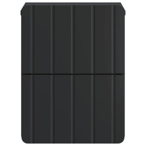 Schwarzer Wand-Nachttisch 33x34,5x43 cm