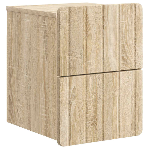 Wand-Nachttisch Sonoma Eiche 33x34,5x43 cm