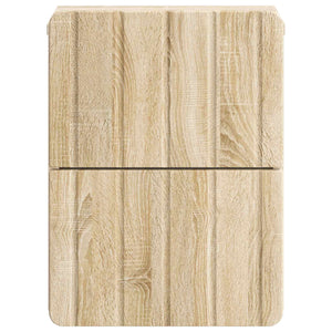 Wand-Nachttisch Sonoma Eiche 33x34,5x43 cm