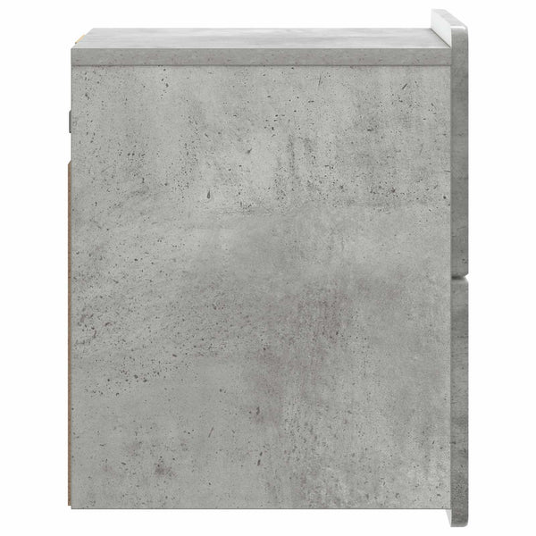 Wand-Nachttisch Betongrau 33x34,5x43cm