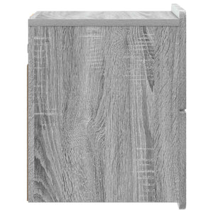 Wand-Nachttisch Grau Sonoma 2er-Set