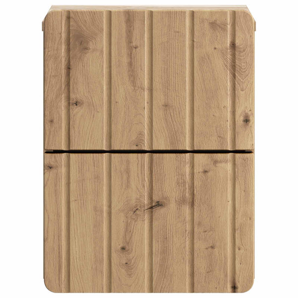 vidaXL Tables de chevet murales 2 pcs Chêne artisan 33 x 34,5 x 43 cm