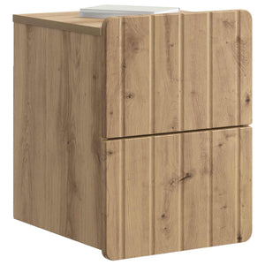 vidaXL Tables de chevet murales 2 pcs Chêne artisan 33 x 34,5 x 43 cm