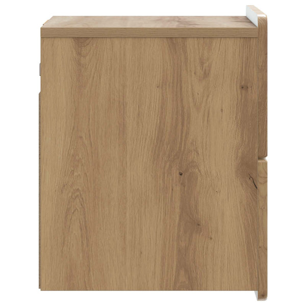vidaXL Tables de chevet murales 2 pcs Chêne artisan 33 x 34,5 x 43 cm