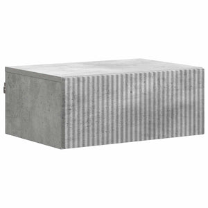 Wand-Nachttisch Betongrau 49x34,5x20 cm
