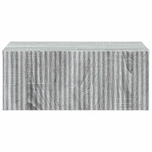 Wandmontierter Nachttisch 2er-Set Grau