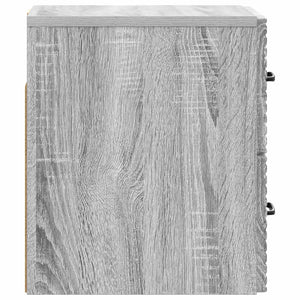 Wand-Nachttisch Grau Sonoma 34,5x33x40 cm