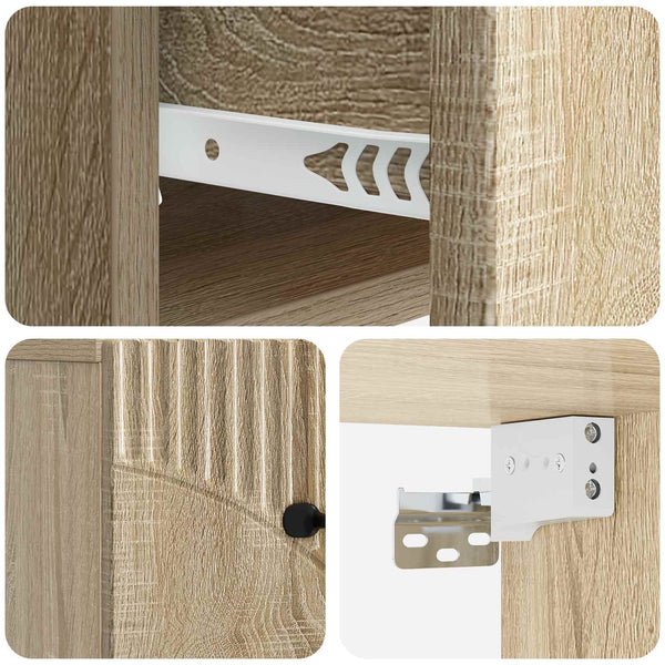 Wand-Nachttisch Sonoma Eiche 34,5 cm