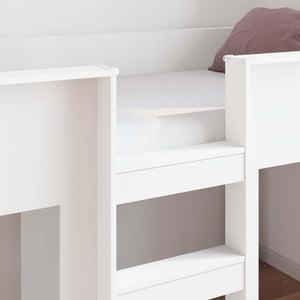 Etagenbett Kinder Weiß 100x200 cm