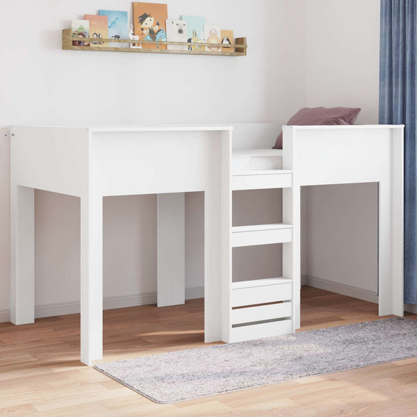 Etagenbett Kinder Weiß 100x200 cm