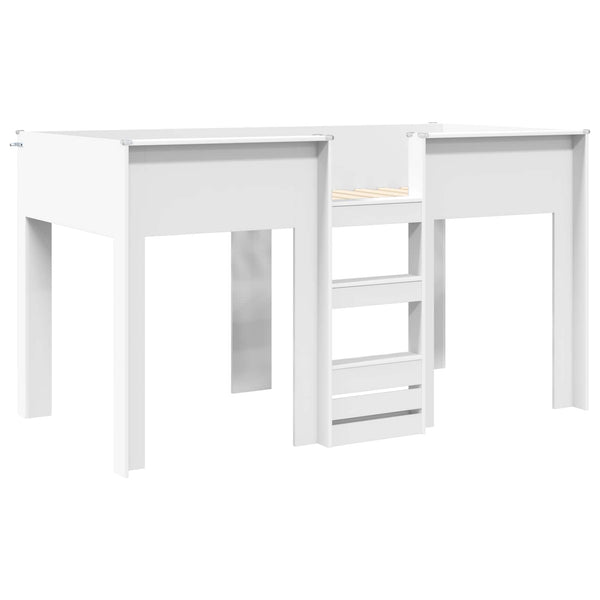 Etagenbett Kinder Weiß 100x200 cm