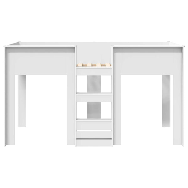 Etagenbett Kinder Weiß 100x200 cm