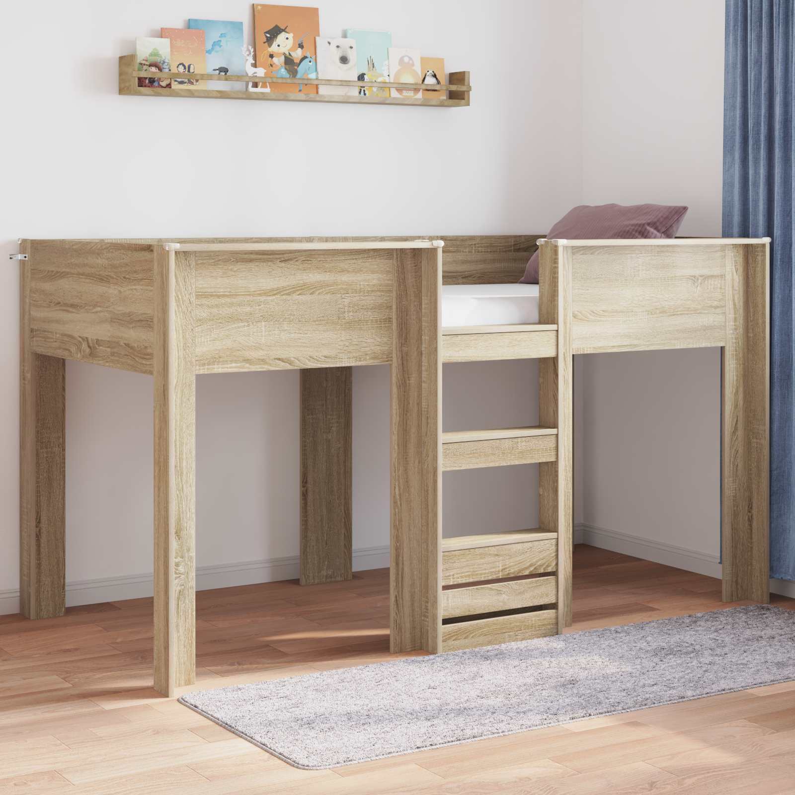 Etagenbett Sonoma Eiche 100x200 cm