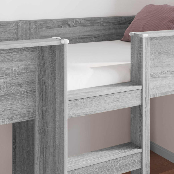 Etagenbett Kinder Grau Sonoma 100x200 cm