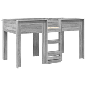 Etagenbett Kinder Grau Sonoma 100x200 cm