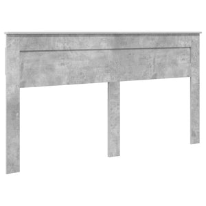 Bettrahmen mit Kopfteil 200x200 cm Kiefernholz Beton