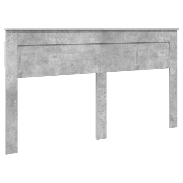 Bettrahmen mit Kopfteil 200x200 cm Kiefernholz Beton