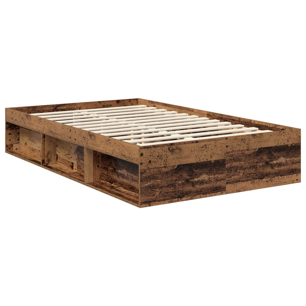 Bettrahmen Altholz 120x190 cm Kiefer Massivholz