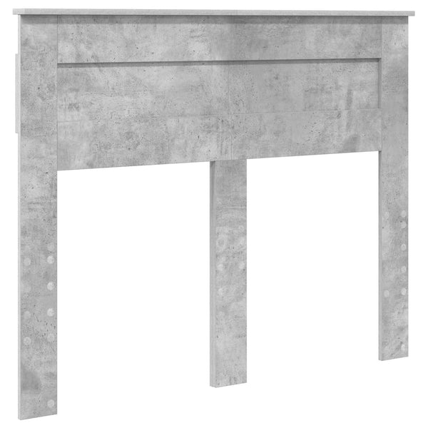 Bettrahmen mit Kopfteil 120x200 cm Kiefer Beton