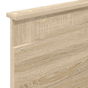 Bettrahmen 90x200 Sonoma Eiche Kiefer Massivholz