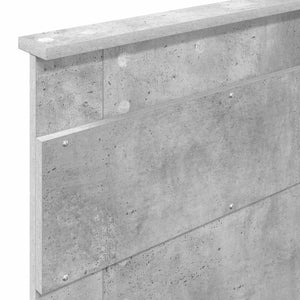 Bettrahmen Betonoptik 90x200 cm Kiefer Massivholz